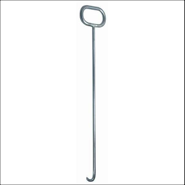 Stahl Handhaken / Aushebeschlüssel für Schachtabdeckung, 8 x 760mm