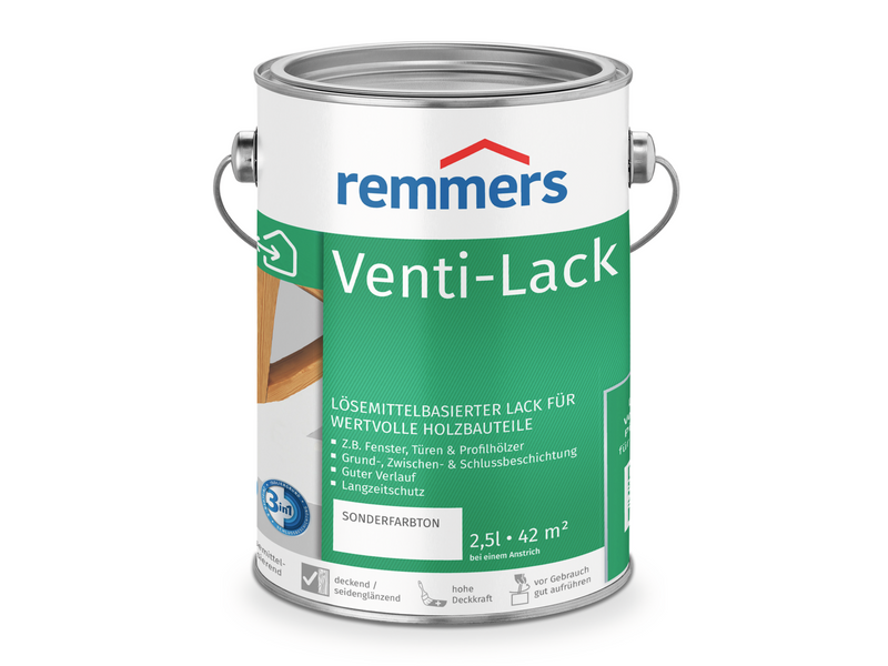 VENTI-LACK 3in1 WEIß RAL 9016 2,50 LTR
