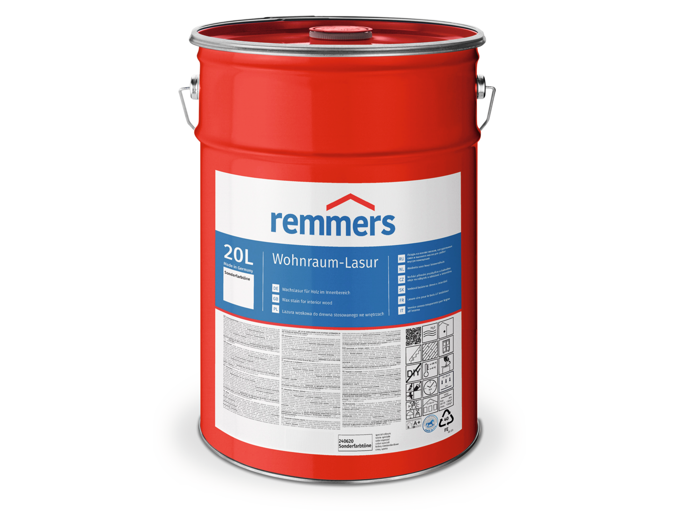 Remmers WOHNRAUM-LASUR FARBLOS  20,00 LTR