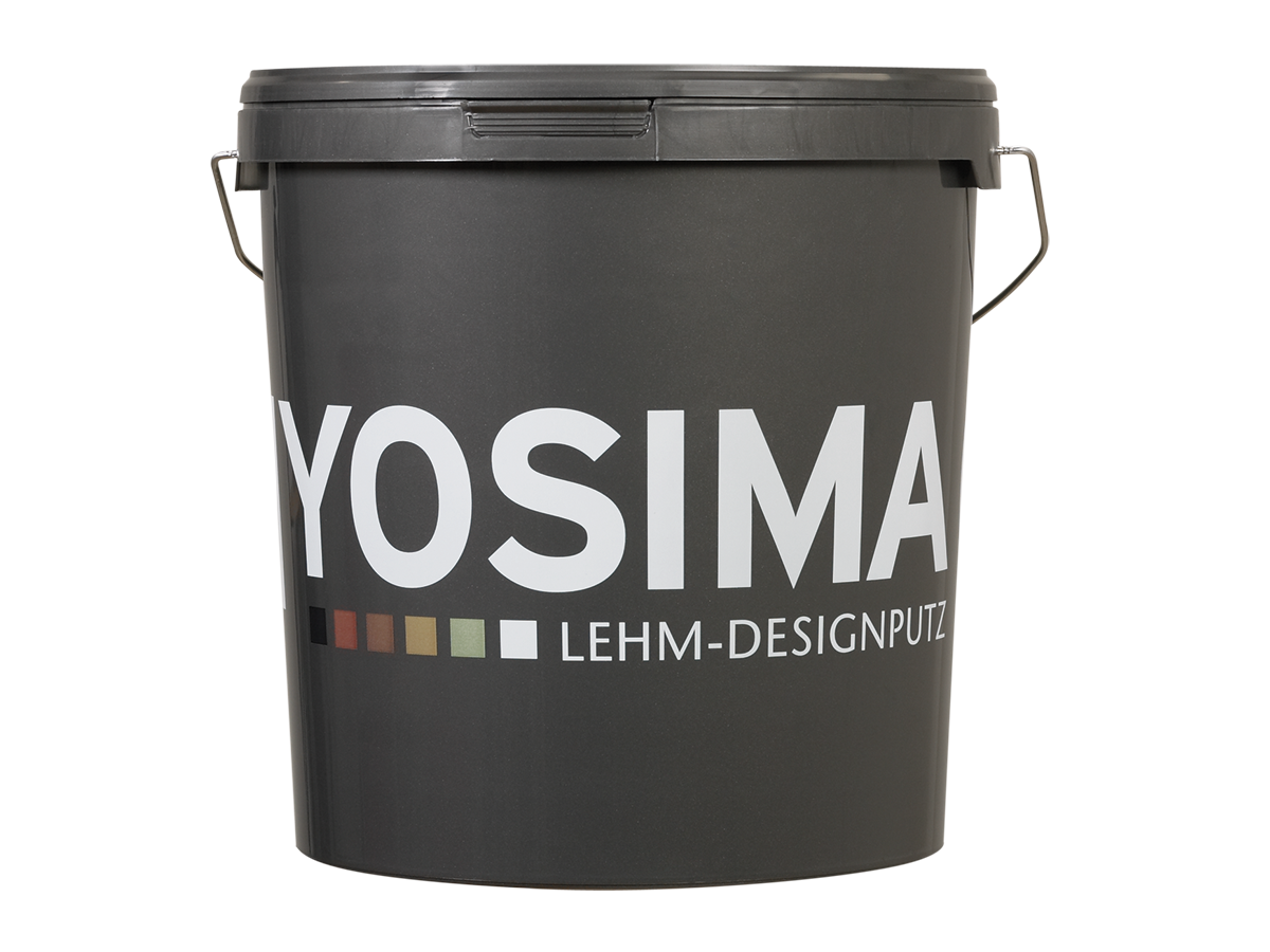 Claytec Yosima Designputz PG 2 kolumba grau - 20 kg Eimer