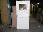 ZK-Tuerelement Verkehrsweiss, RAL 9016  1000 x 2000 mm, DIN Links  LA5 (ohne Verglasung)