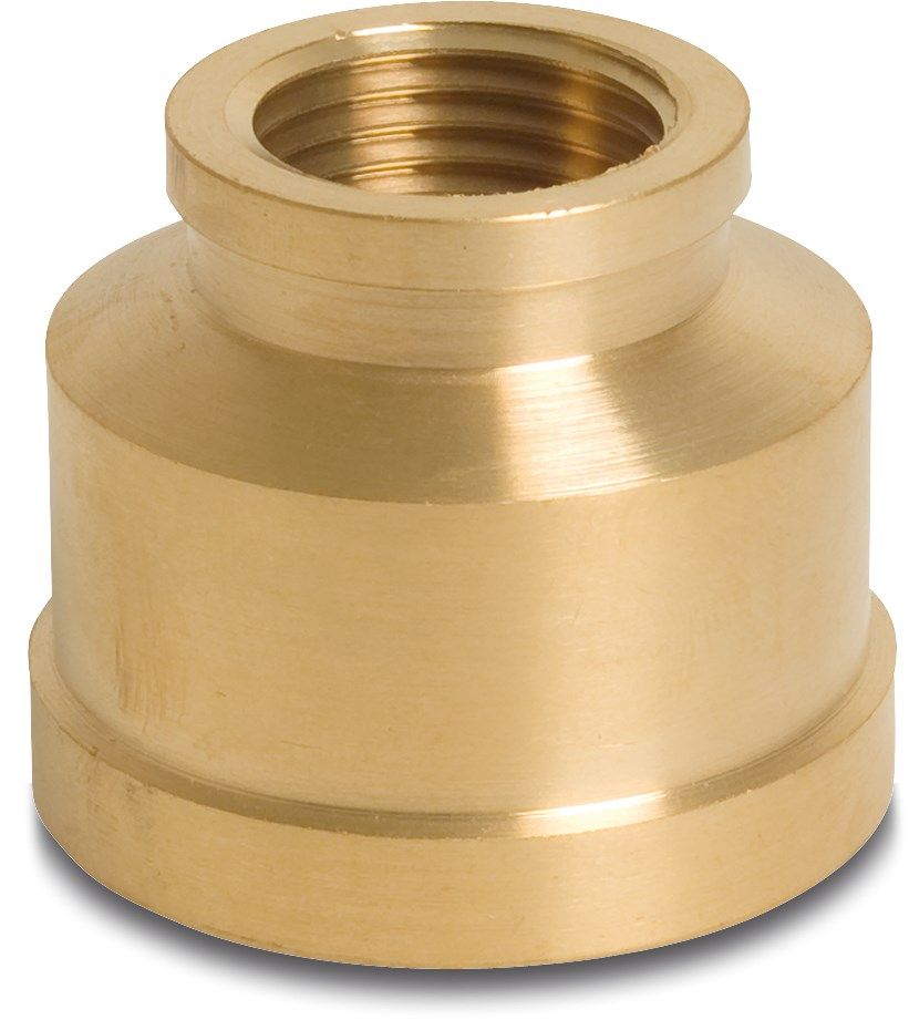 Nr. 240 Reduziermuffe Messing 1" x 3/4" Innengewinde S1