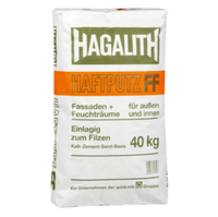 HAGALITH-Haftputz FF 40 kg, Feuchtraum & Fassade