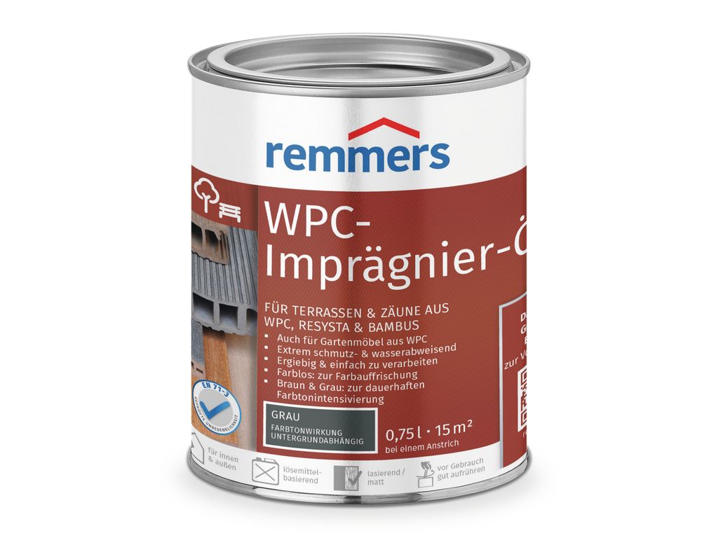 WPC-IMPRÄGNIER-ÖL GRAU 0,75l