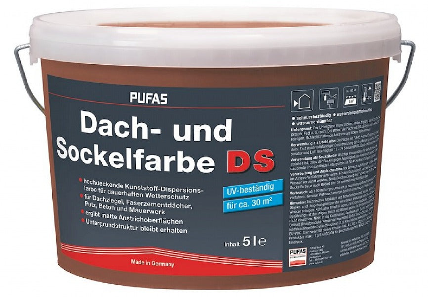 PUFAS Dach und Sockelfarbe / Kunststoff Dispersionsfarbe Wetterschutz