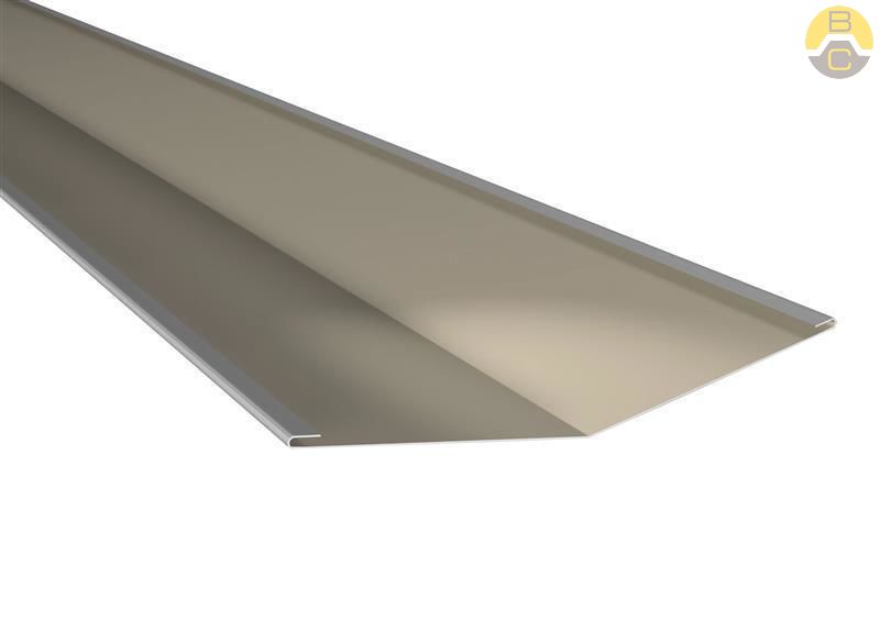 Zink Kehlblech 500 x 0,7 mm 3xgekantet, 3,0m Stück