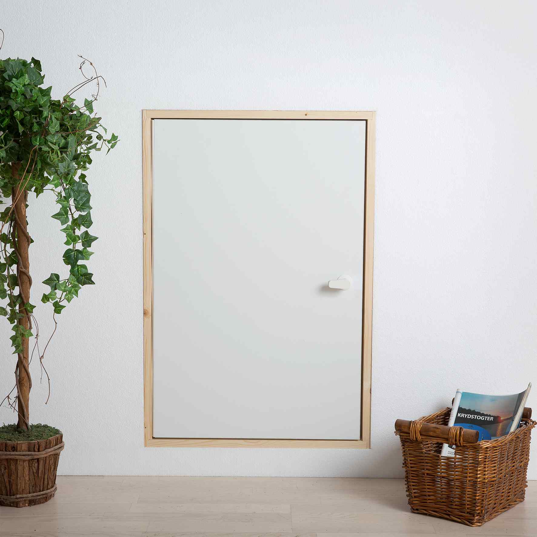 Kniestocktür 80 x 70 x 11,5 cm H x B x T, U-Wert 0,65 W/qm C°