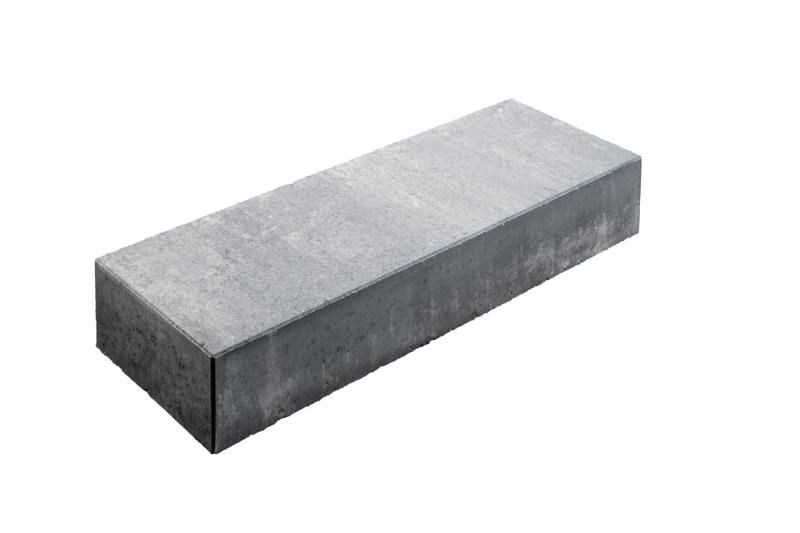 Blockstufe Grau-Anthrazit-Melange 100x35x16cm