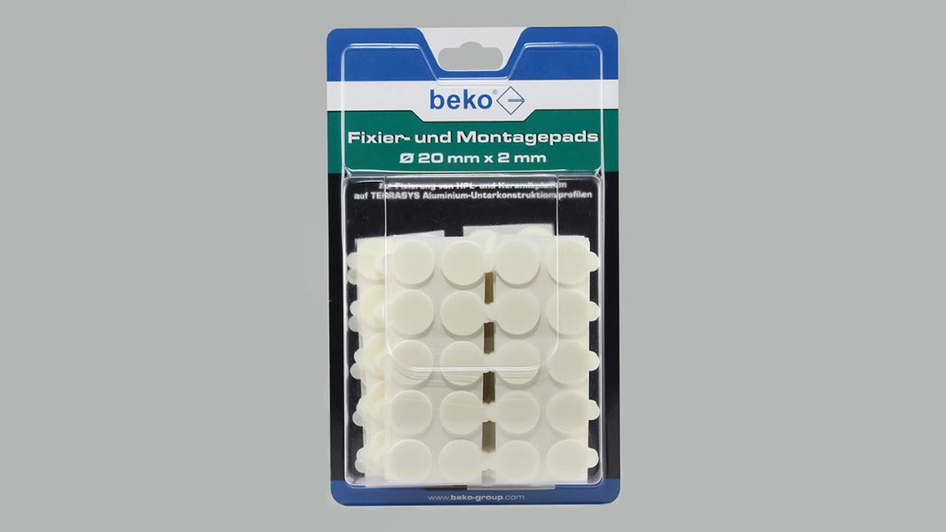 Terrasys Fixier- und Montagepads Ø 20 mm x 2 mm