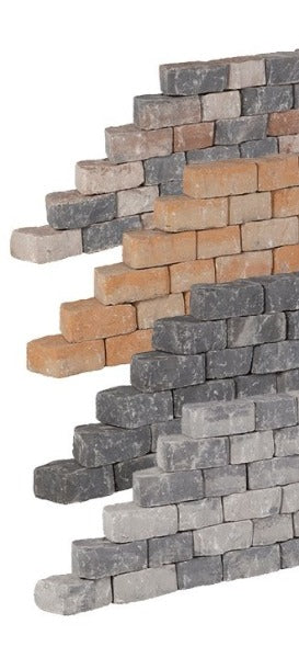 PromoWall Mauerstein getrommelt / 4 versch. Steine mit 8 Oberflächen