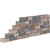 PromoWall Mauerstein getrommelt / 4 versch. Steine mit 8 Oberflächen