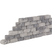 PromoWall Mauerstein getrommelt / 4 versch. Steine mit 8 Oberflächen