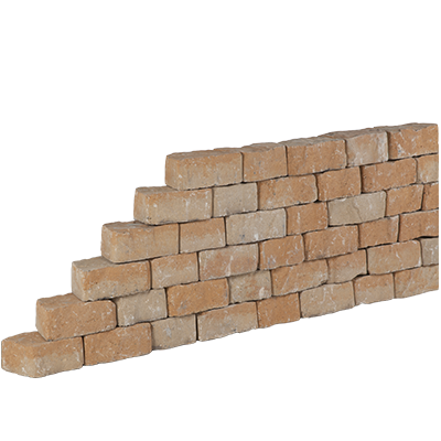 PromoWall Mauerstein getrommelt / 4 versch. Steine mit 8 Oberflächen