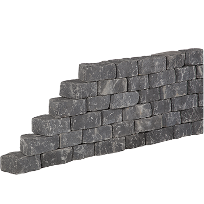 PromoWall Mauerstein getrommelt / 4 versch. Steine mit 8 Oberflächen