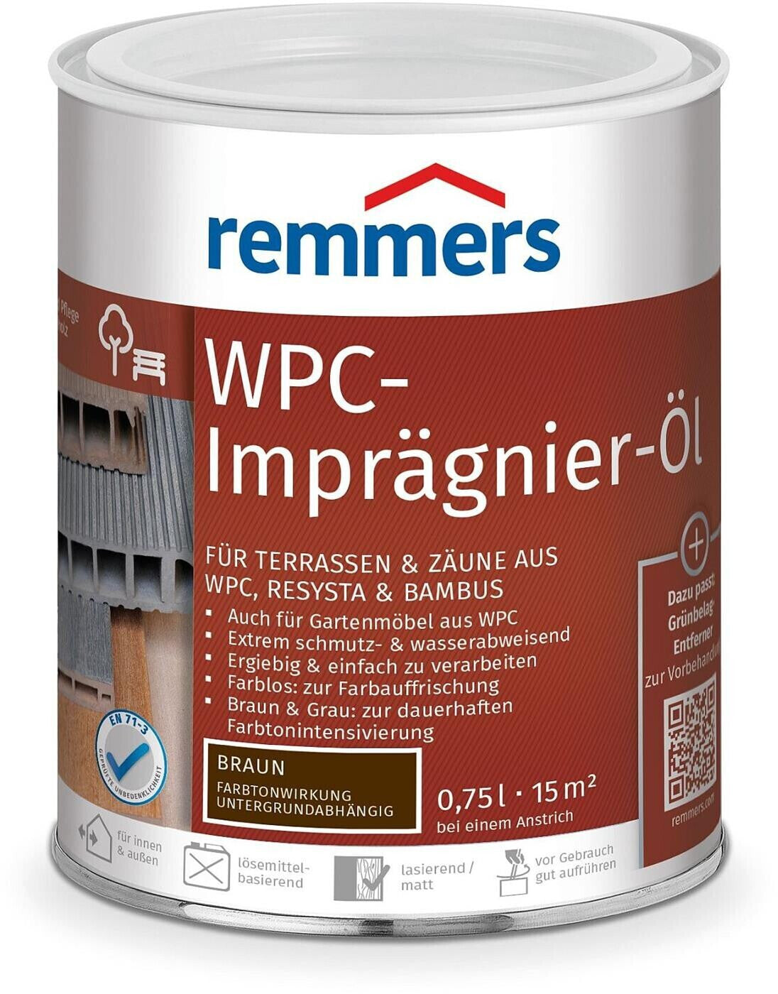 WPC-IMPRÄGNIER-ÖL BRAUN 0,75l