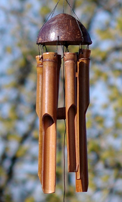 BAMBUS WINDSPIEL 12X12 X 55CM