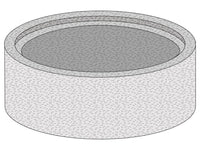 Zwischenteil für Straßeneinlauf Teil 6a, D = 45cm, h = 29,5cm