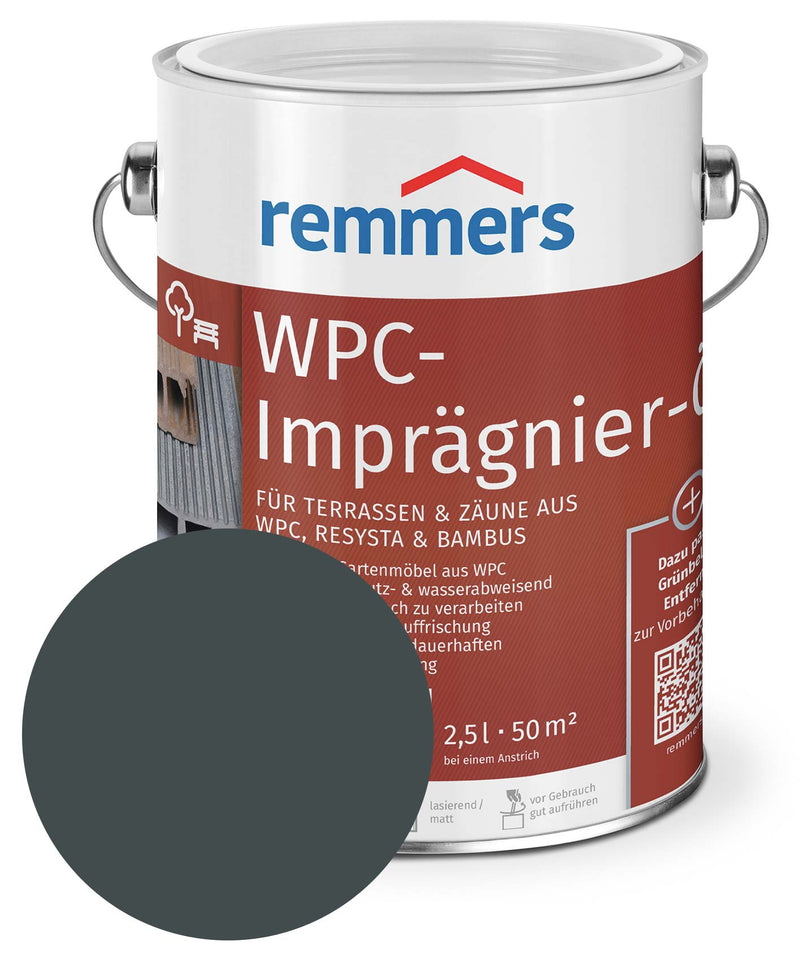 Remmers WPC-Imprägnier-Öl 2,5l-Grau